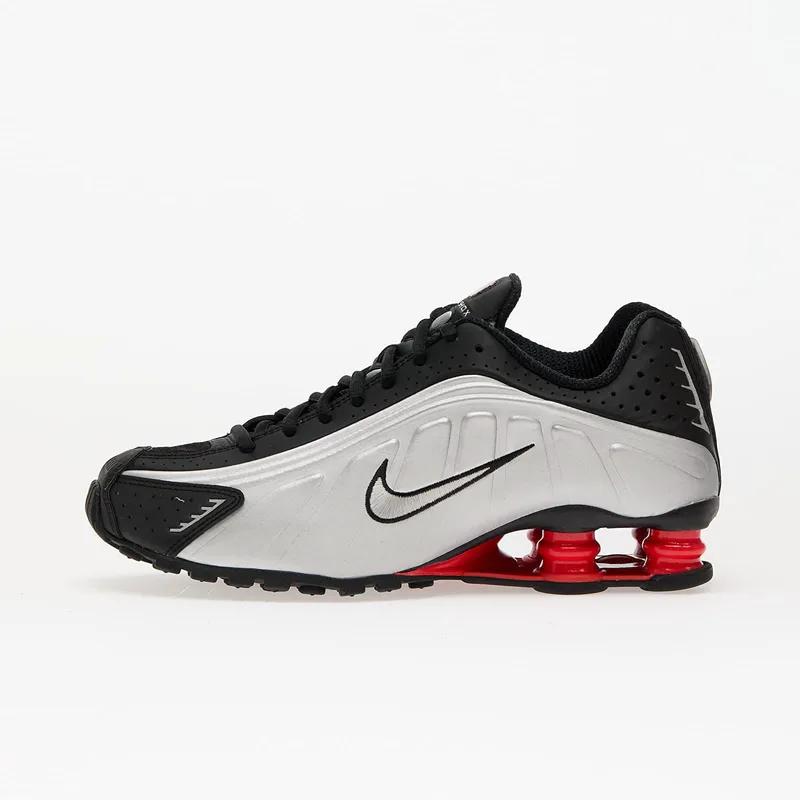 Sneakers Nike Shox R4 Black/ Mtlc Silver-Lt Crimson EUR 44.5