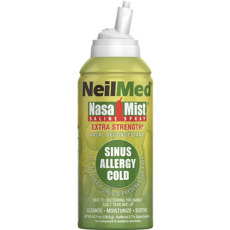 NeilMed NasaMist Extra Strength Saline Spray Υπέρτονο Ρινικό Σπρέι για την Ανακούφιση & Ενυδάτωση της Ρινικής Κοιλότητας 126g