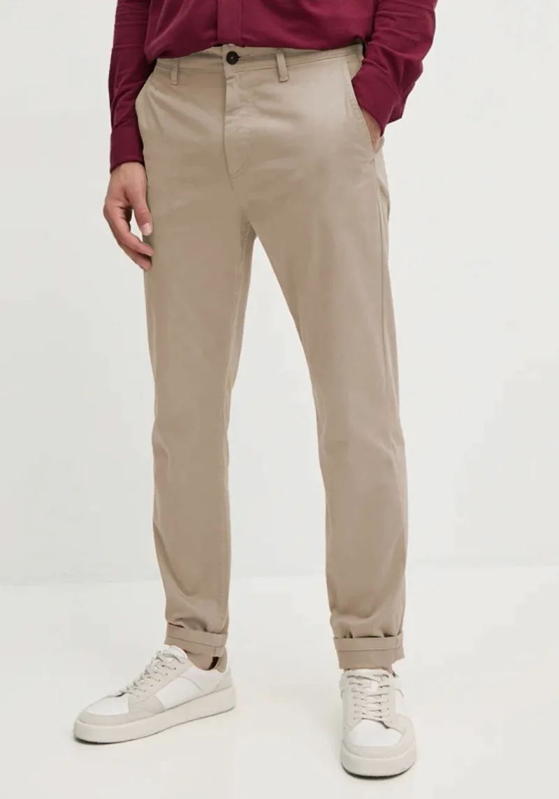 BOSS Υφασμάτινο Παντελόνι της σειράς Chino - 50510917 261 Medium Μπεζ