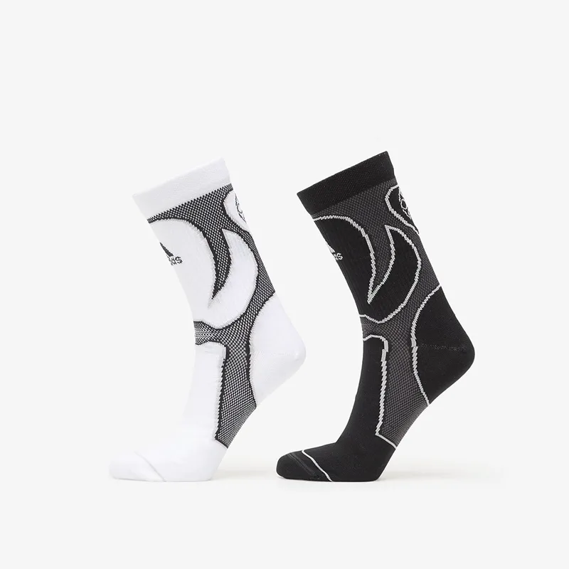 adidas Teamgeist Crew Socks 2 Pairs Black M