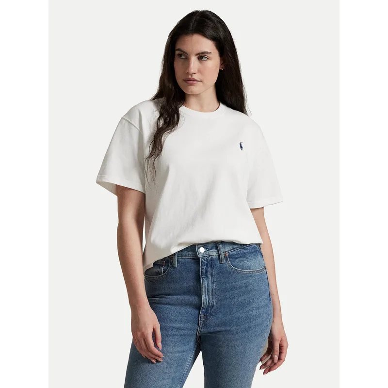 Polo Ralph Lauren T-Shirt 211967104001 Λευκό Relaxed Fit