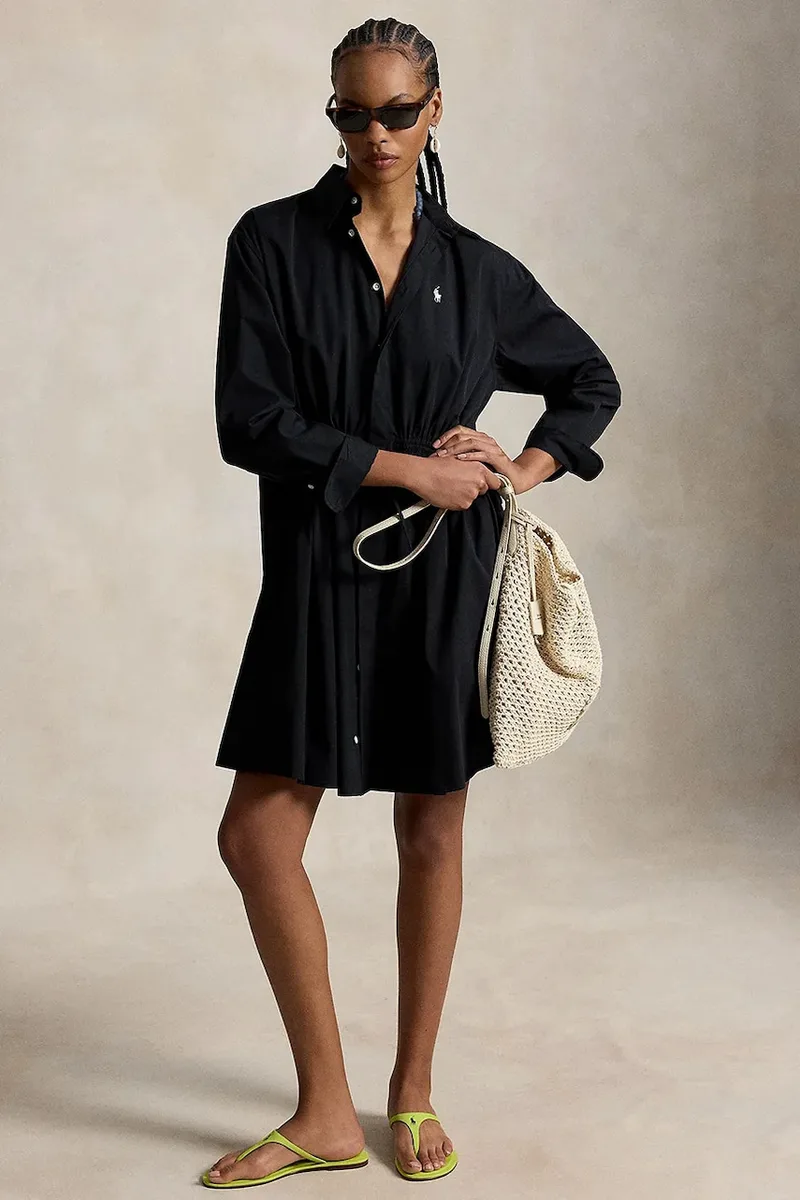 Polo Ralph Lauren φόρεμα βαμβακερό MW CTN PW-WVN-DRESSES