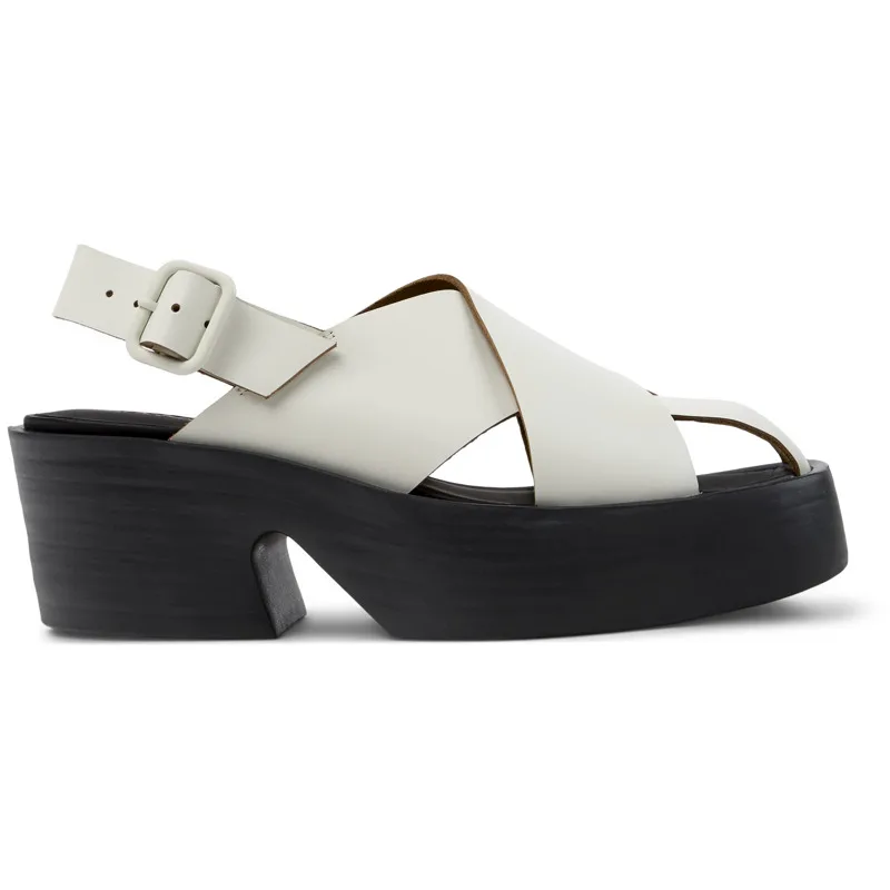 CAMPER Billie - Πέδιλα Για Γυναικεία - Λευκό, Μέγεθος 38, Smooth leather