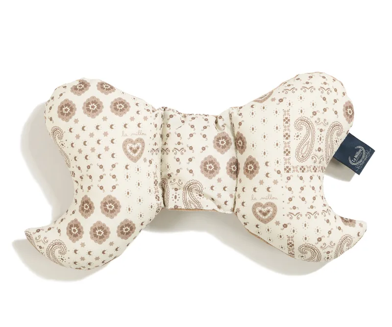 Organic Jersey Angel's Wings Bandana Cream