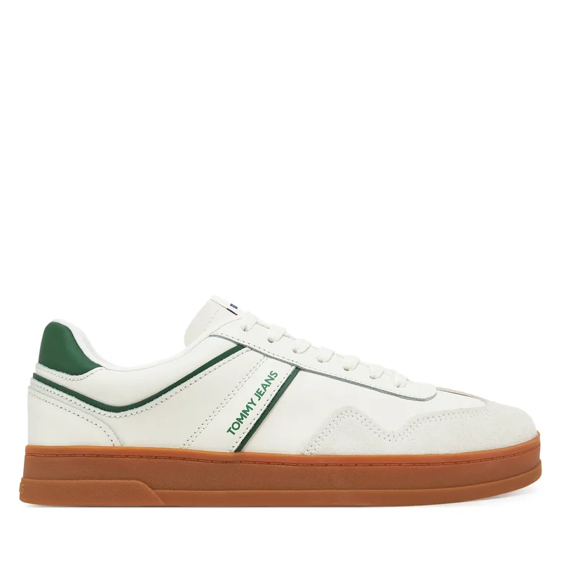 Αθλητικά Tommy Jeans The Greenwich Leather EM0EM01571 Εκρού