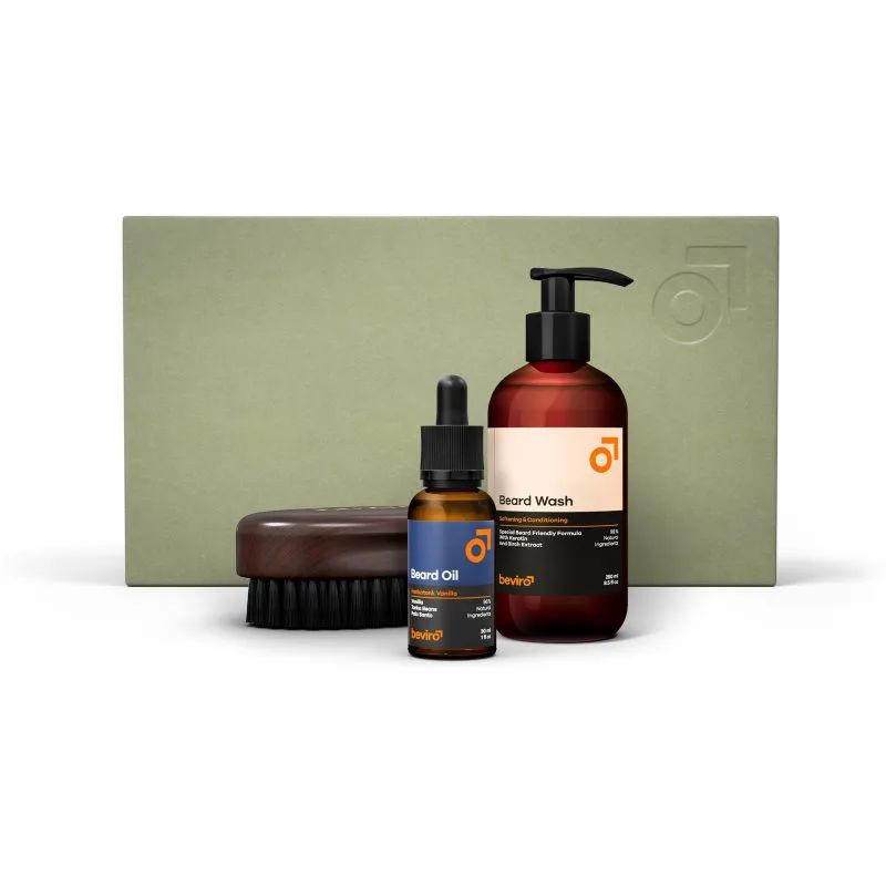 Beviro Honkatonk Vanilla Beard Care Kit σετ δώρου για γενειάδα