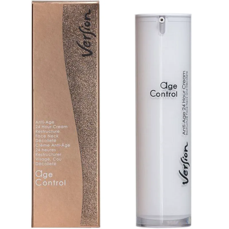 Version Age Control Anti-Age Restructure Face, Neck & Decollete Cream Αναπλαστική 24ώρη Κρέμα Λάμψης Προσώπου, Λαιμού & Ντεκολτέ για Αντιγήρανση & Αναδόμηση Κατάλληλη για Ξηρές - Πολύ Ξηρές Επιδερμίδες 50ml