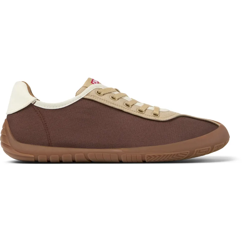 CAMPER Twins - Sneakers Για Γυναικεία - Καφέ,Κίτρινο,Μπεζ, Μέγεθος 41, Cotton fabric