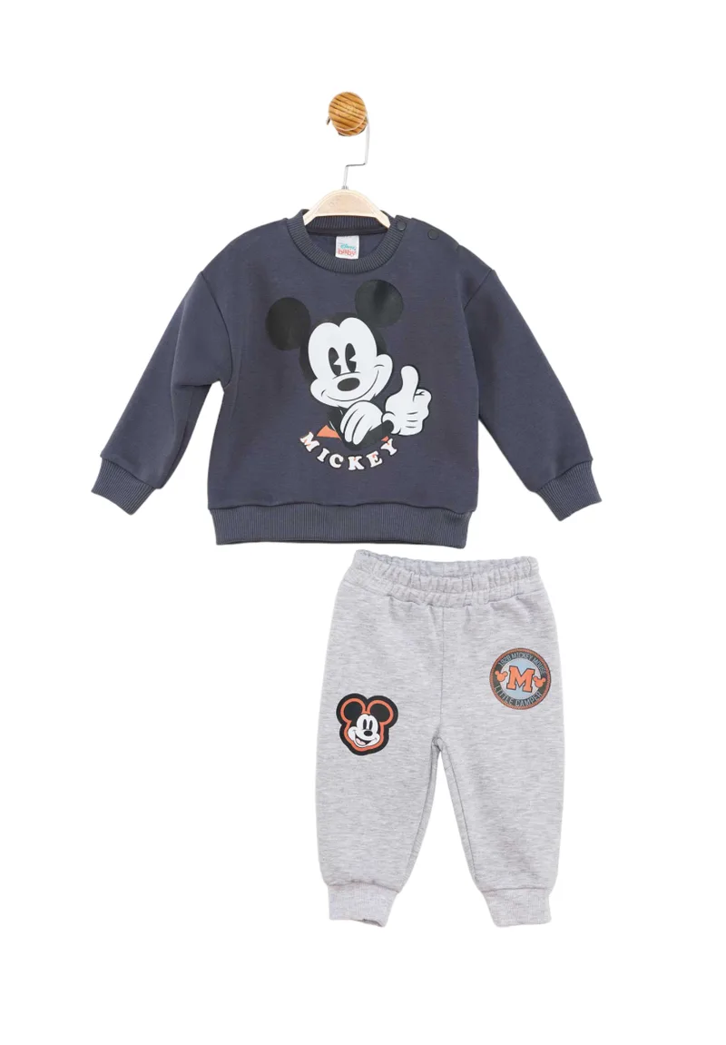 ΣΕΤ ΒΡΕΦΙΚΗ ΦΟΡΜΑ CIMPA MICKEY MOUSE ΑΝΘΡΑΚΙ ΓΚΡΙ MC21132-Ανθρακί