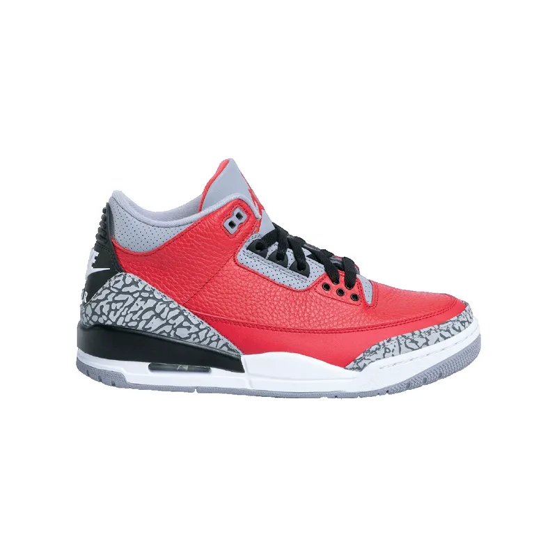 Sneakers Nike Baskets Air Jordan 3 Retro Se Unite Fire cuir
