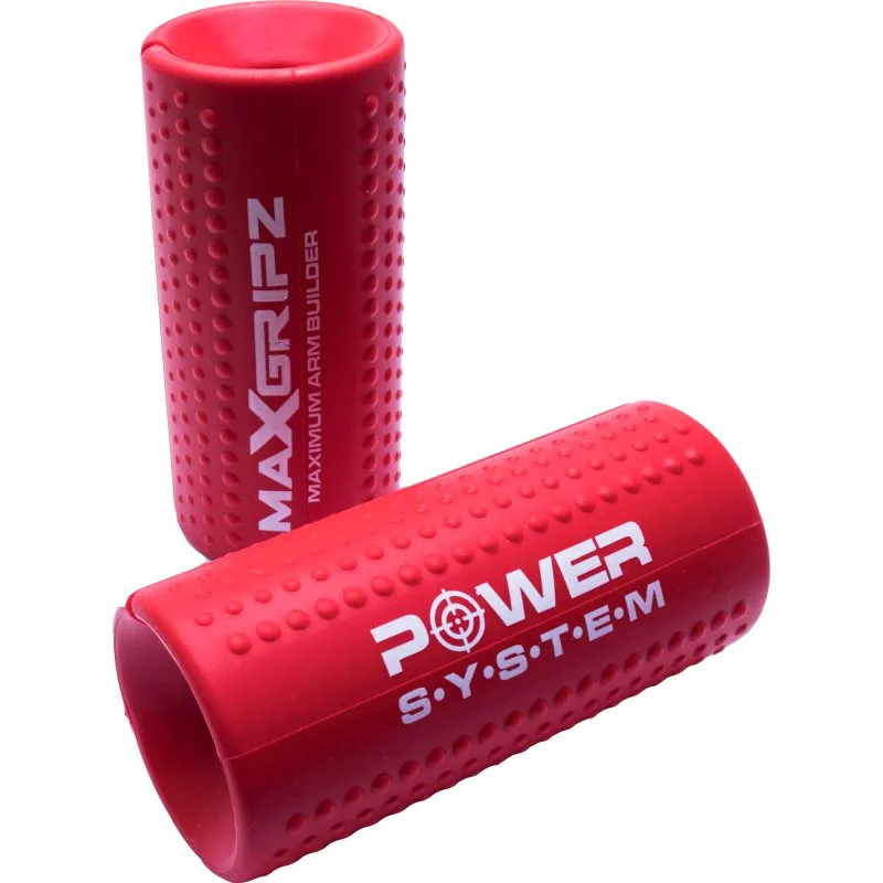 Power System Mx Gripz ελατήρια γυμναστικής για βαράκι χρώμα Red M 2 τμχ