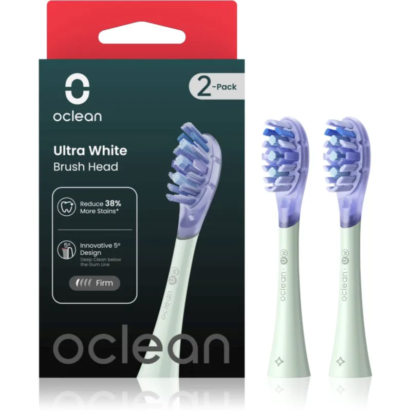 Oclean Ultra White UW01 ανταλλακτική κεφαλή Green 2 τμχ
