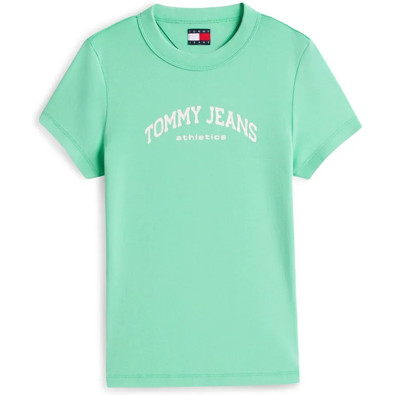 T-shirt με κοντά μανίκια Tommy Jeans Tjw Slim Varsity Ss
