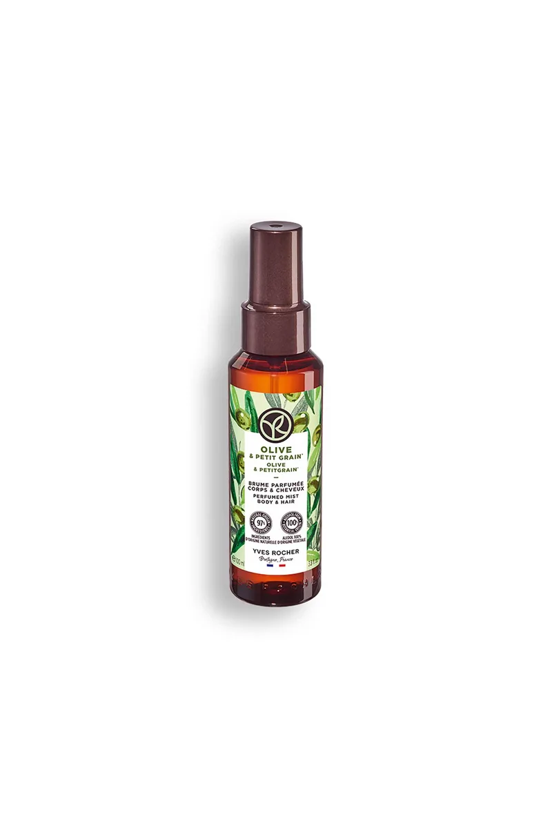 Yves Rocher Olive & Petitgrain Perfumed Mist Hair & Body 100 ml - 90429
