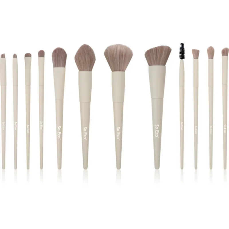 So Eco Flawless 12 Piece Brush Set Complexion Sponge σετ με πινέλα