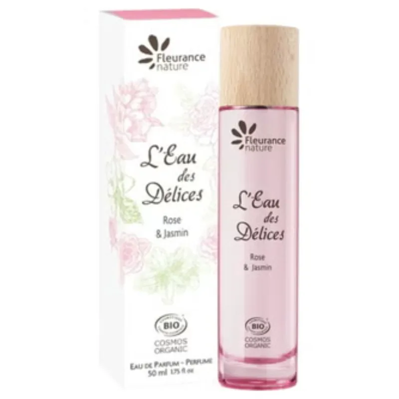 Fleurance nature L'Eau des Délices Rose and Jasmine perfume 50 ml
