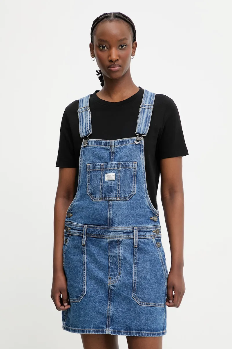 Guess Jeans φόρεμα ντένιμ