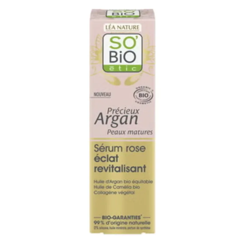 LÉa nature so bio étic Precious Argan - Revitalizing Rosé Serum 30 ml