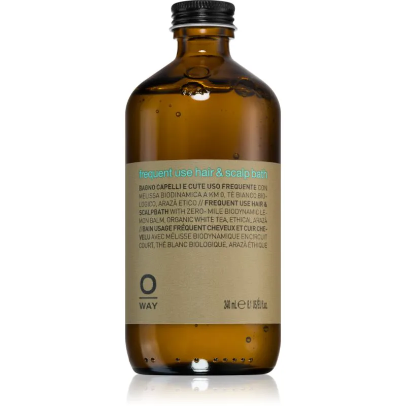 Oway dailyAct Hair & Scalp Bath απαλό σαμπουάν για καθημερινή χρήση για μαλλιά και το δέρμα του τριχωτού της κεφαλής 240 ml