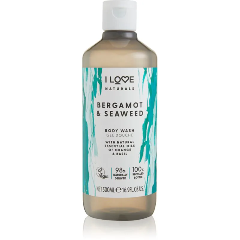 I Love Naturals Bergamot & Seaweed αρωματισμένο τζελ ντους 500 ml