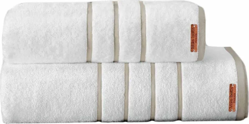 Πετσέτα Προσώπου Makis Tselios Private White 50x90