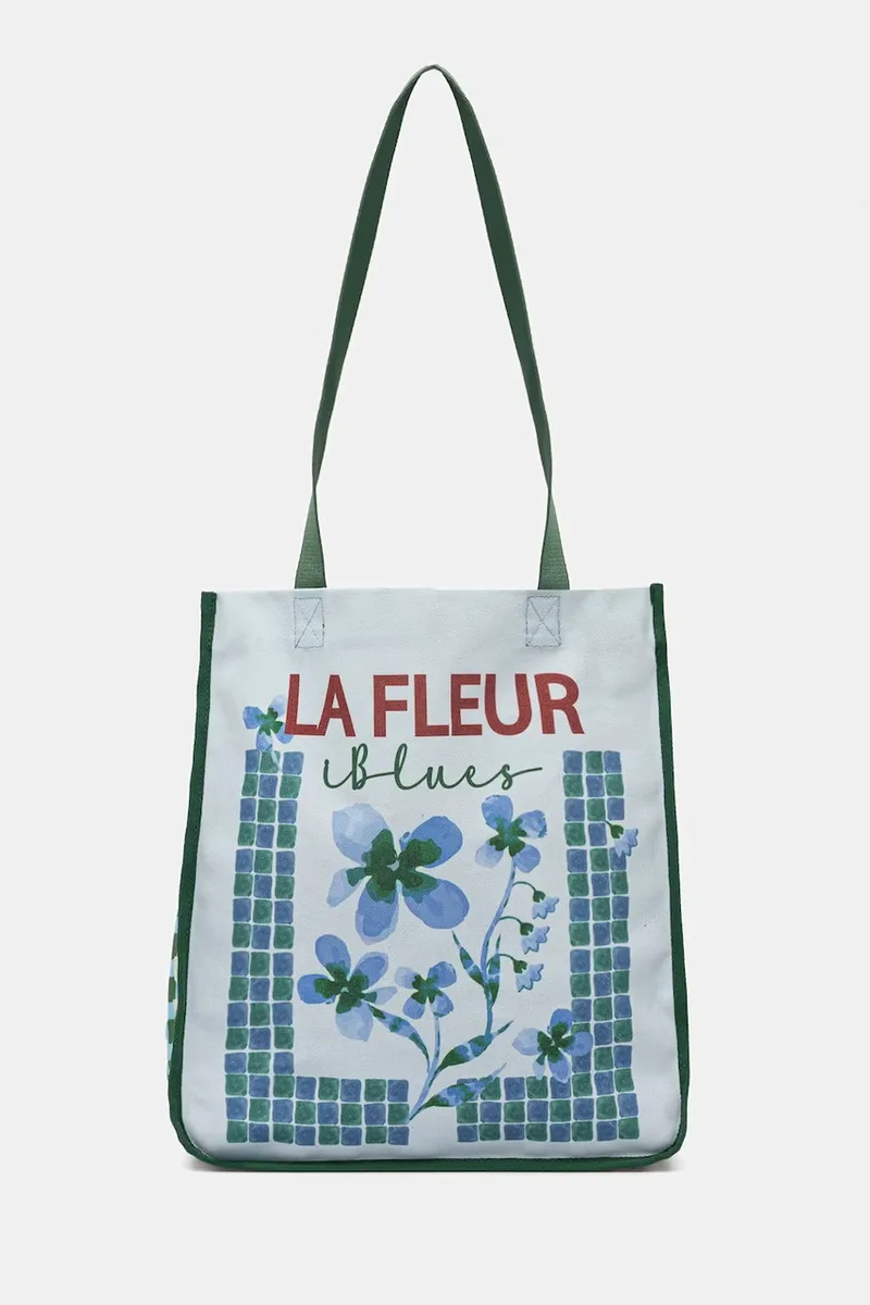 iBlues shopper γυναικεία βαμβακερή LIMONE