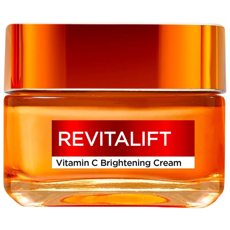 L'Oreal Paris Revitalift Vitamin C Brightening Cream Αντιγηραντική Κρέμα Προσώπου για Λάμψη με Βιταμίνη C 50ml