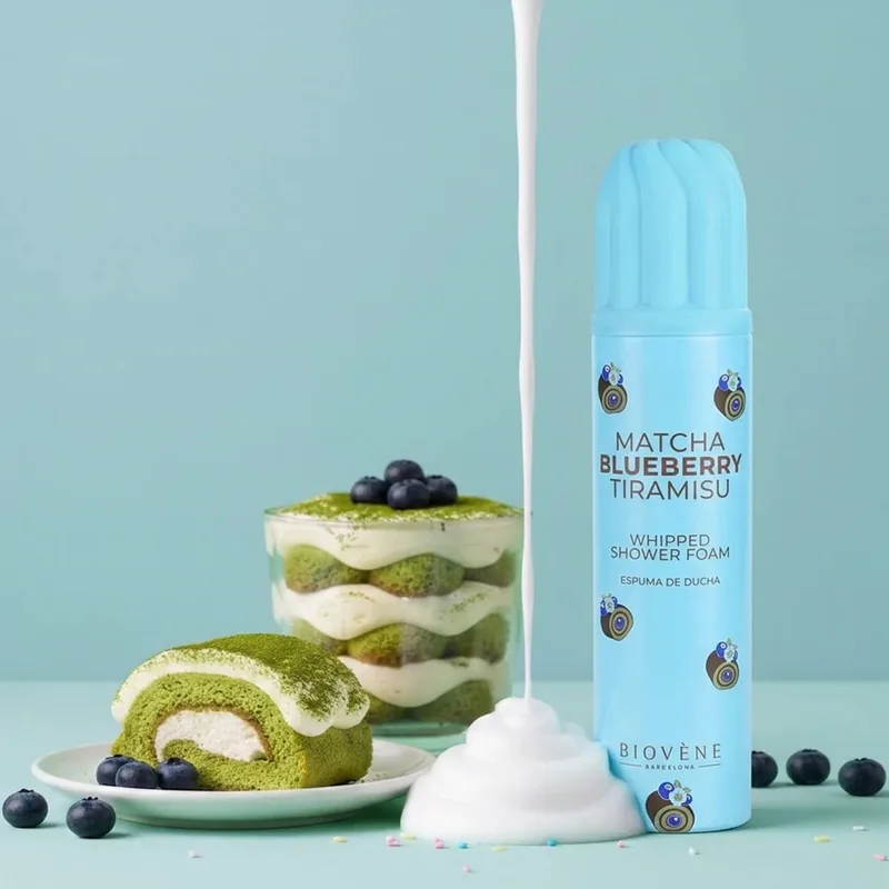Matcha Blueberry Tiramisu Whipped Shower Foam 250ml