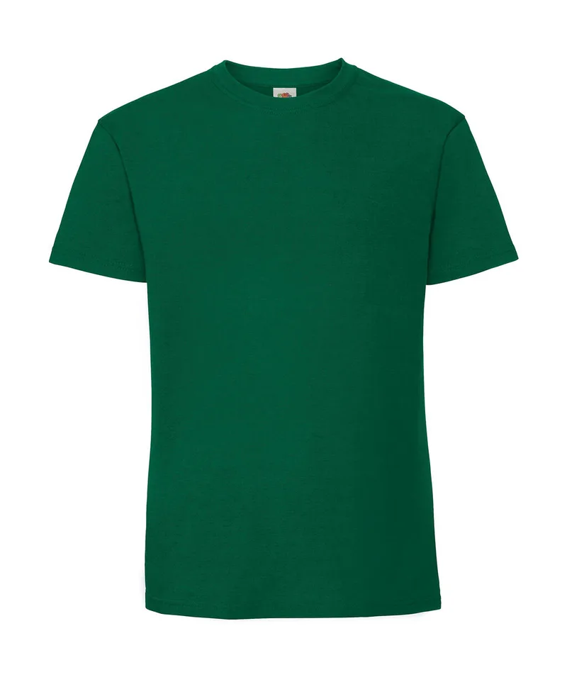 Iconic 195 Ringspun Premium T-Shirt Fruit of the Loom 61-422-0 College Green