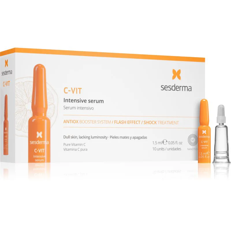 Sesderma C-Vit λαμπρυντικός και αποκαταστατικός ορός με βιταμίνη C 10x1,5 ml