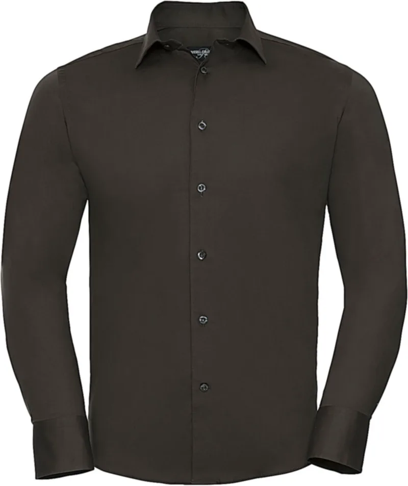 Μακρυμάνικο πουκάμισο Russell R-946M-0 Chocolate