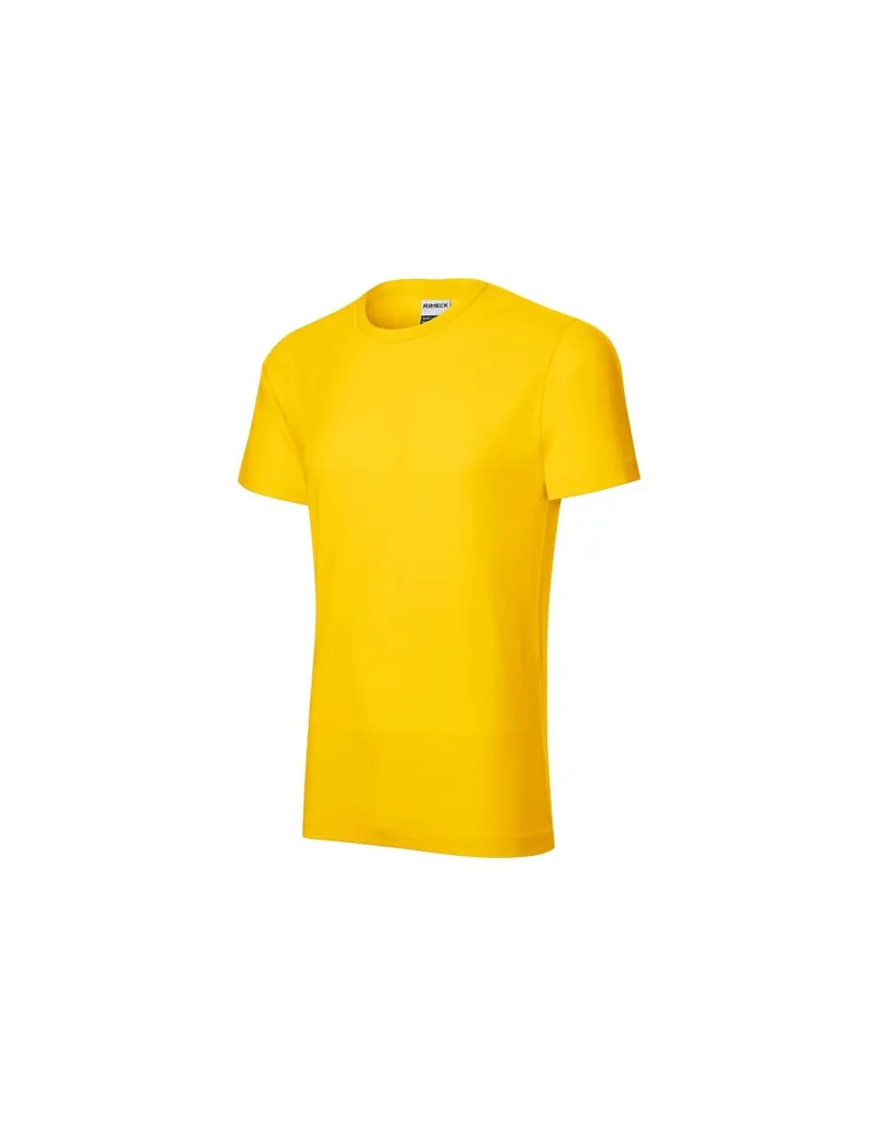 Rimeck Ανδρικό Διαφημιστικό T-shirt Κοντομάνικο σε Κίτρινο Χρώμα MLI-R0304