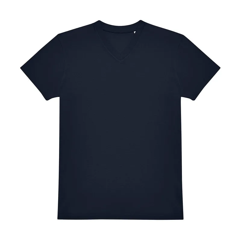 Ελαφρύ T-Shirt με V E150 B & C 03942200 Navy