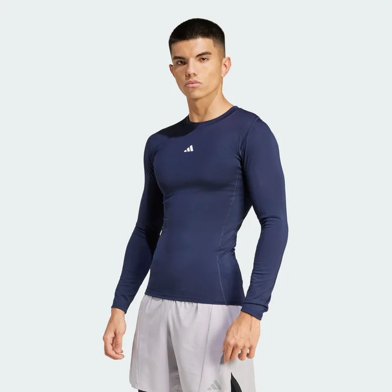 adidas M Techfit Compression Training Long Sleeve Tee (9000263178_24222)
