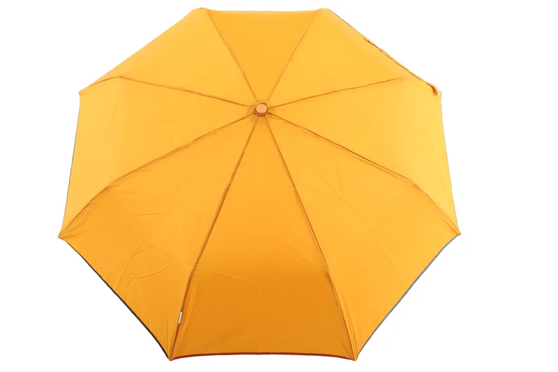 Ομπρέλα Clima Αυτόματη Σπαστή Μονόχρωμη 3580-MUSTARD