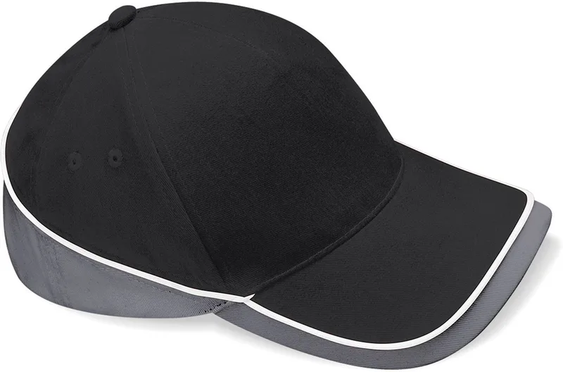 Καπέλο Teamwear Beechfield B171 Black/Graphite Grey/White