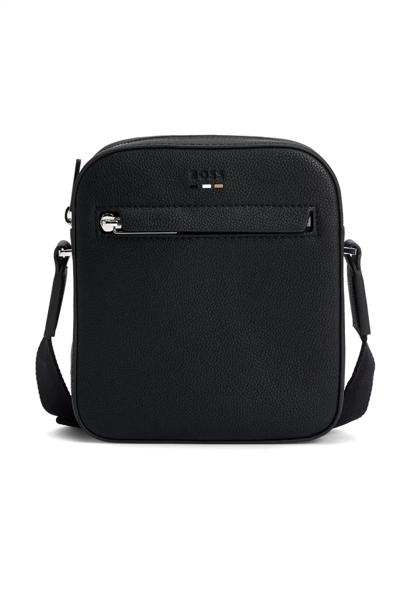 BOSS ΤΣΑΝΤΑΚΙ CROSSBODY RAY_NS ZIP N. ΜΑΥΡΟ