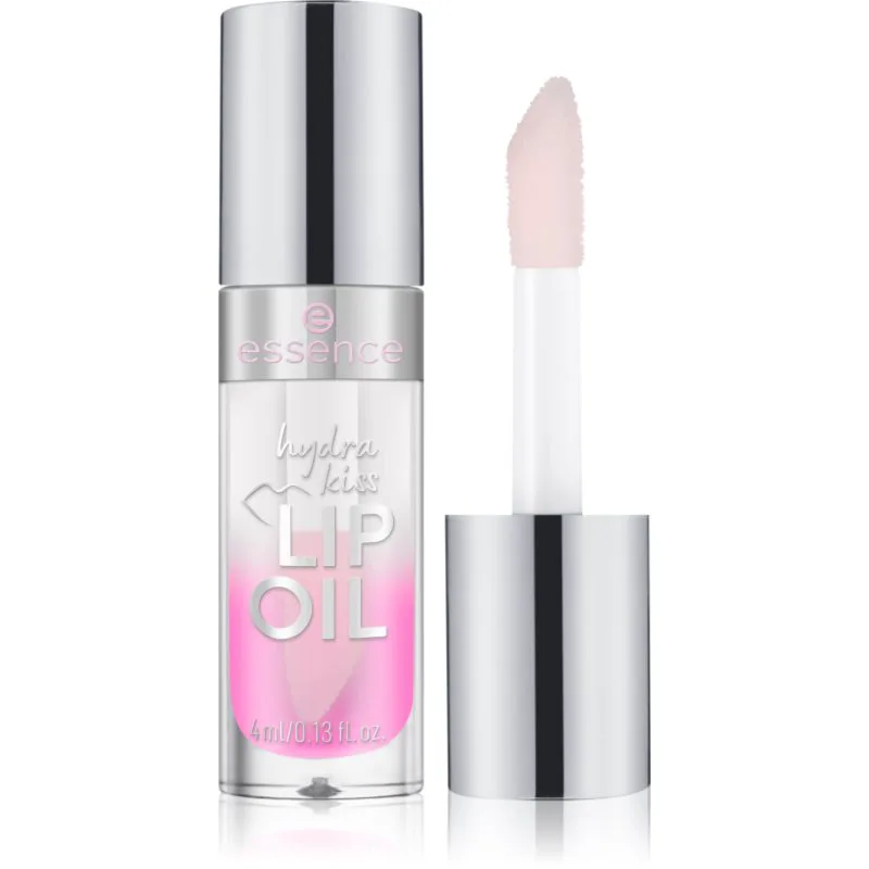 essence Hydra Kiss ενυδατικό λάδι για τα χείλη απόχρωση 01 Kiss From A Rose 4 ml