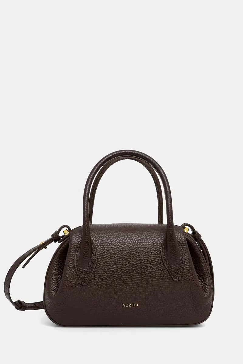 Yuzefi χιαστί γυναικεία δερμάτινη OYSTER MINI DUFFLE