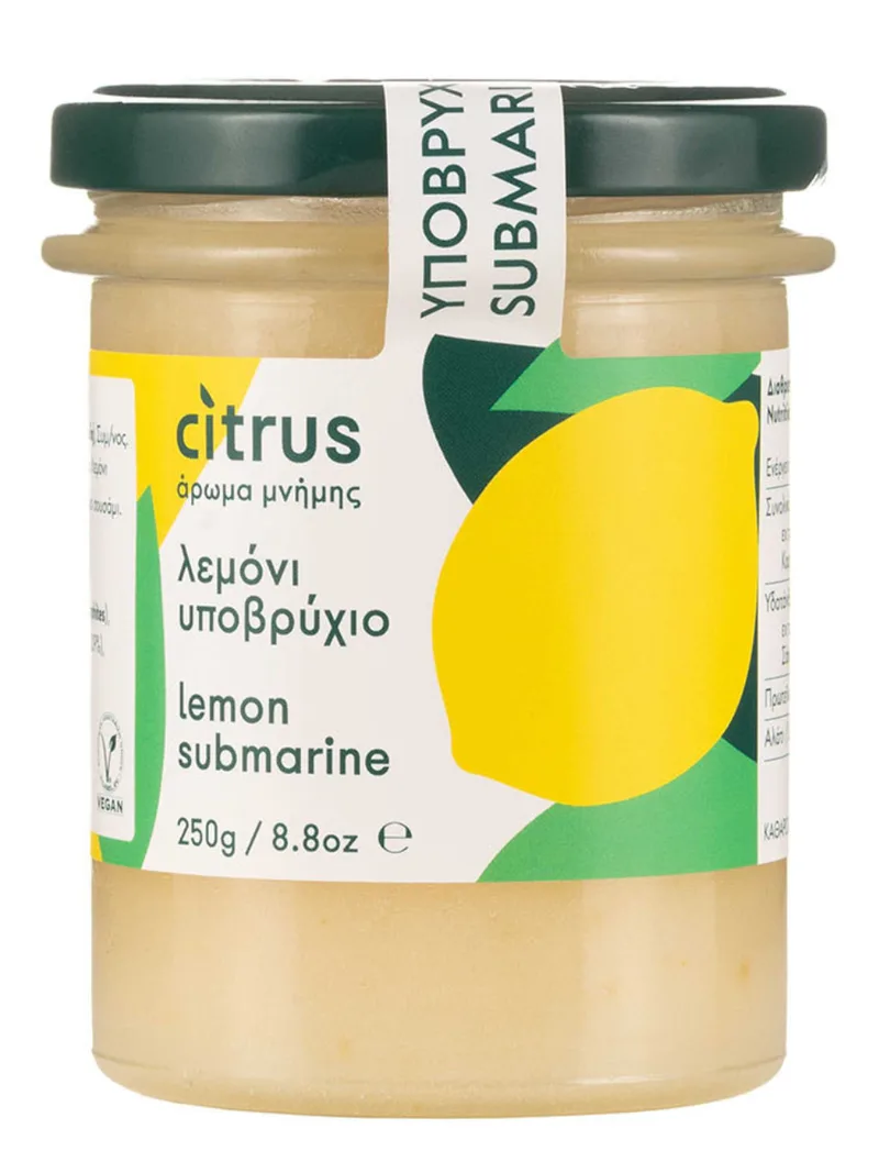 Παραδοσιακό υποβρύχιο λεμόνι, Χίου "Citrus" 250g>