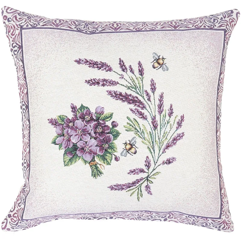 Διακοσμητική Μαξιλαροθήκη 45x45 Dimeco 8255 Purple 45x45