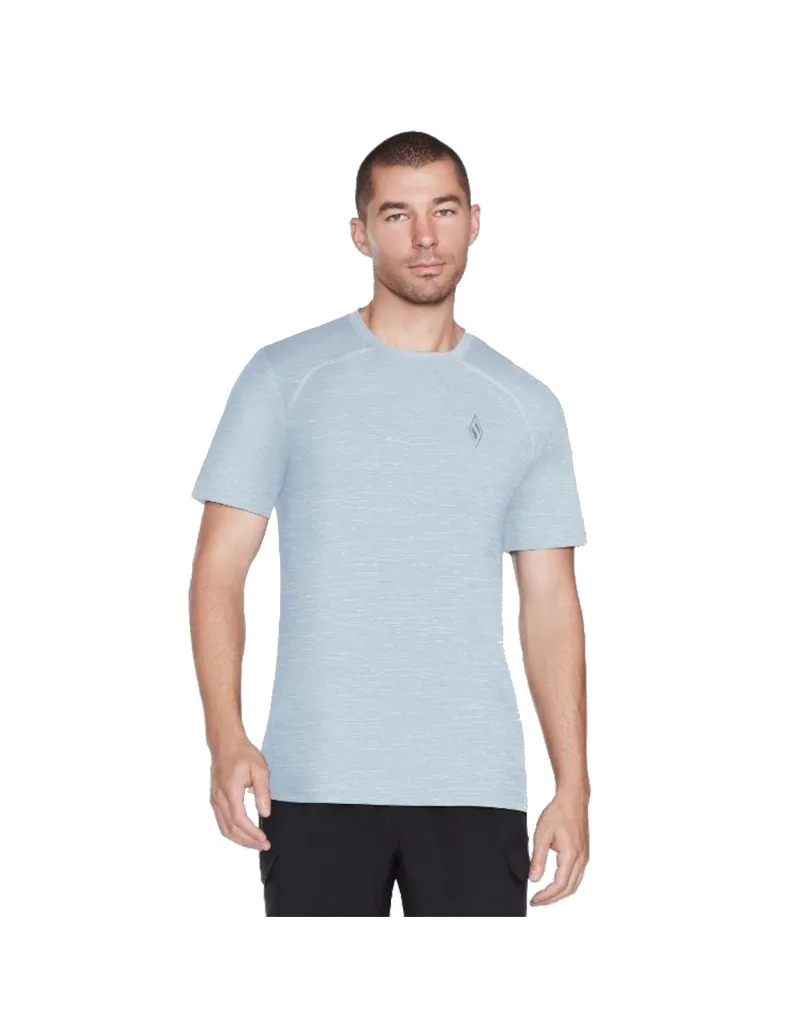 Skechers On the Road Ανδρικό T-shirt Πορτοκαλί Μονόχρωμο M2TS209-ORG
