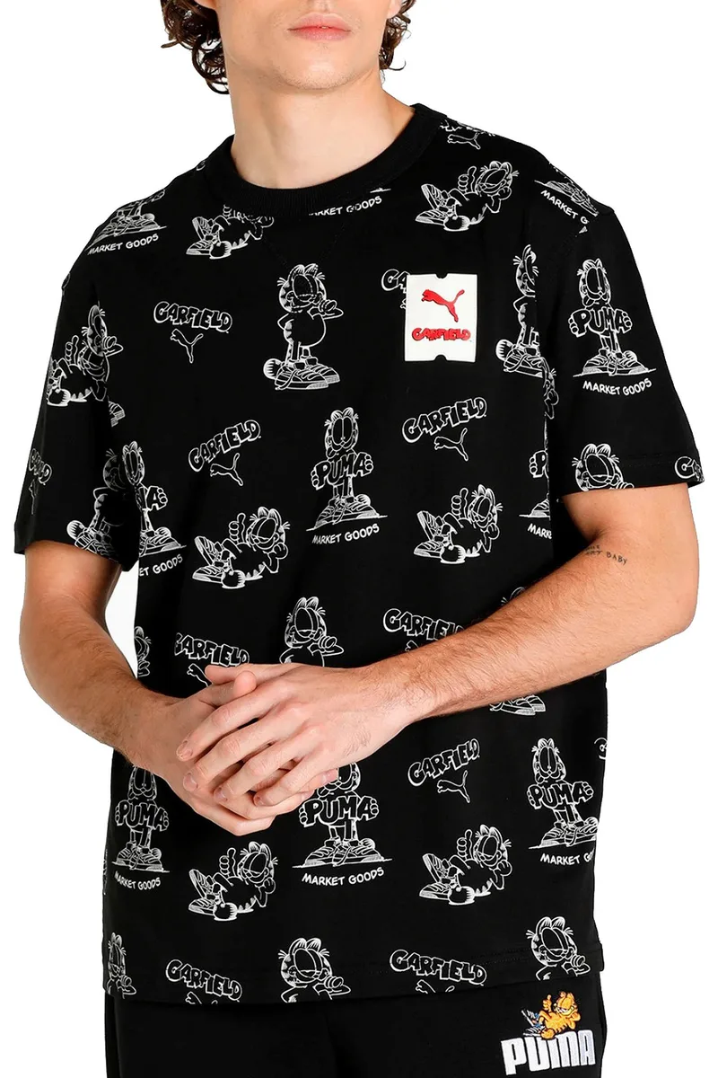 Μπλούζα Κοντομάνικη Puma Garfield Printed 534434-01 Ανδρικό
