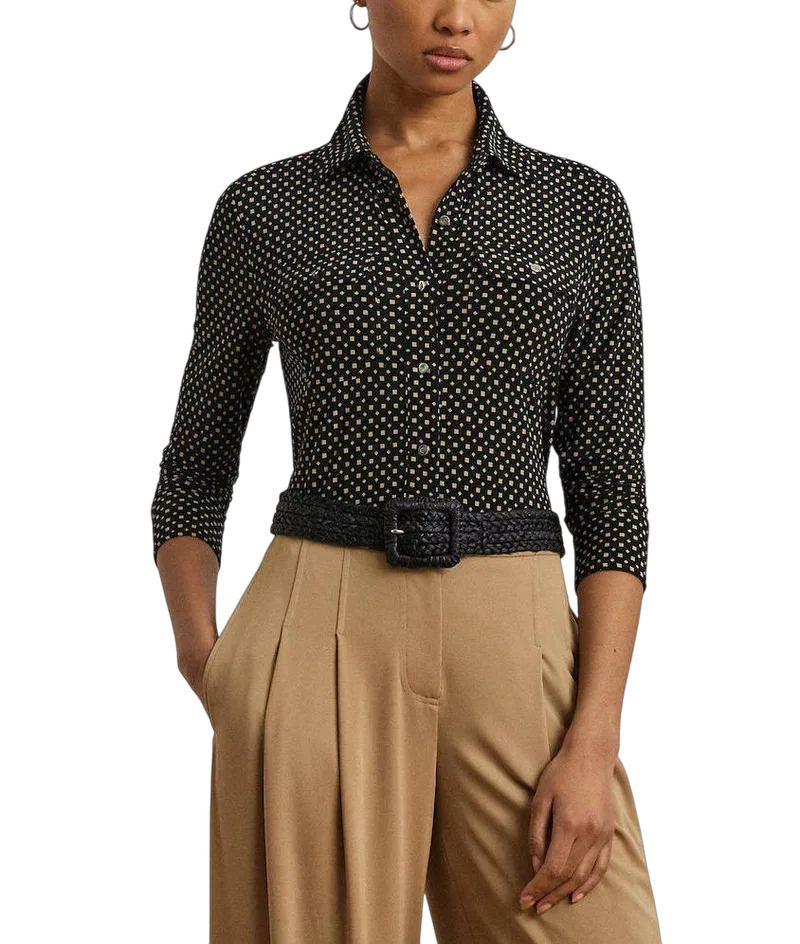 Γυναικείο Corwin Πουκάμισο Μαύρο Ralph Lauren 200971090001-001
