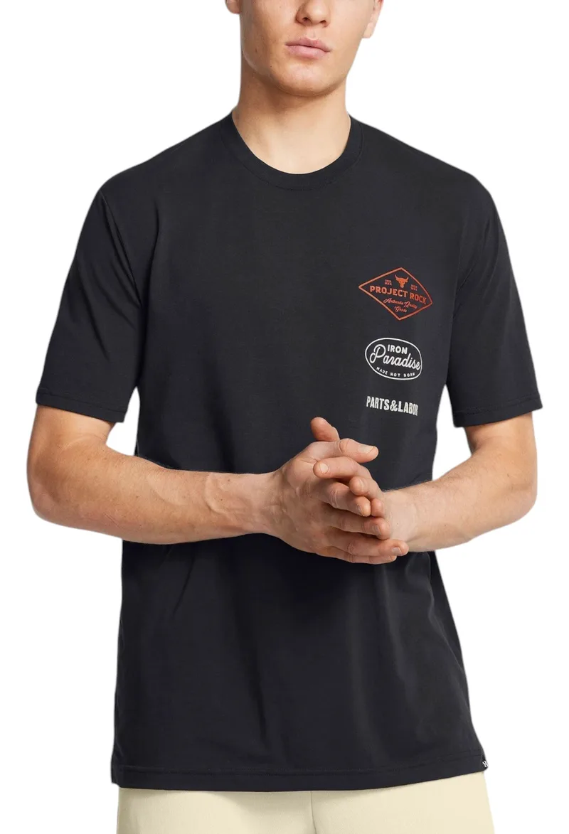 Μπλούζα Κοντομάνικη Under Armour Project Rock Tools 1386907-001 Ανδρικό
