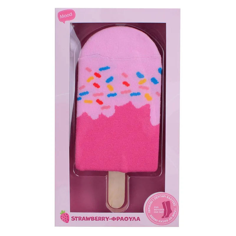Κάλτσες Παγωτό - Ice Cream Strawberry