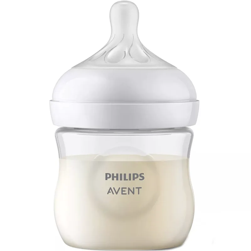 Philips Avent Natural Response Bottle 0m+ Μπιμπερό Πολυπροπυλενίου με Θηλή Σιλικόνης Ροής 2 Οπών 125ml, Κωδ SCY900/01