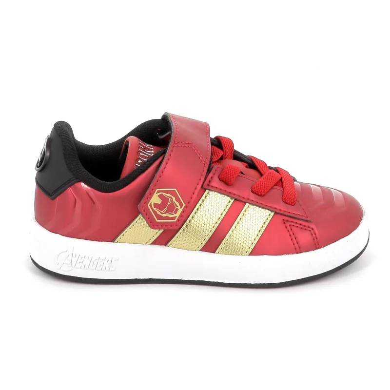 Παιδικό Αθλητικό Παπούτσι για Αγόρι Adidas Grand Court Iron Man El K Χρώματος Κόκκινο HP3614