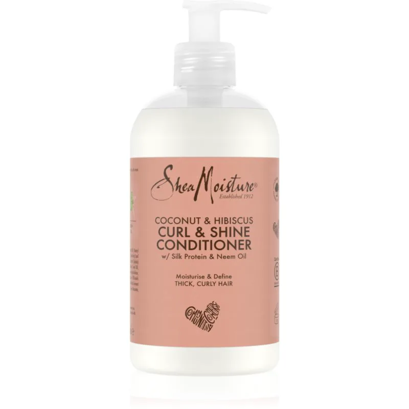 Shea Moisture Coconut & Hibiscus κοντίσιονερ για σγουρά μαλλιά 384 ml