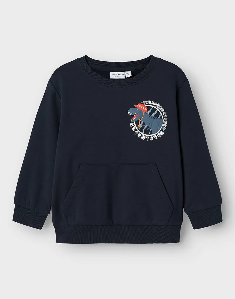 NAME IT NMMVUGO LS NREG SWEAT BRU 13234314-Dark Sapphire DarkBlue
